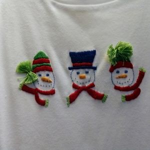 3/$15NWT!⛄Unisex Long sleeve Shirt Snowman❄